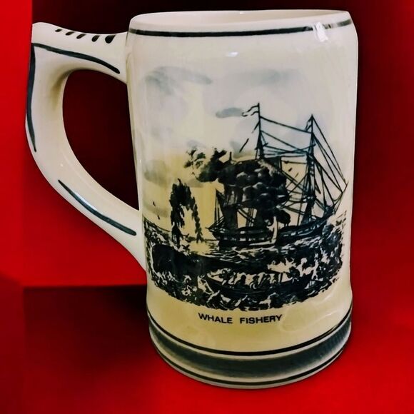 BLUE DELFT BEER STEIN Made in HOLLAND - Picture 3 of 9